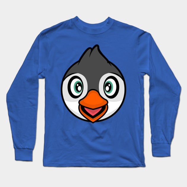 Happy Penguin Mersey Long Sleeve T-Shirt by MOULE